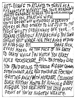 Illustration for article titled Read The Racist, Threatening Postcards Art Modell Received For Supporting Ray Lewis